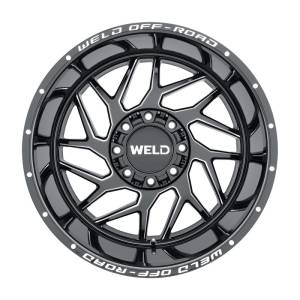 Weld - Weld Off-Road W117 20X10 Fulcrum 8X170 ET-18 BS4.75 Gloss Black MIL 125.1 - W11700017475 - Image 2