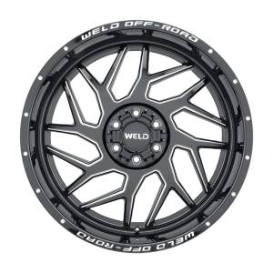 Weld - Weld Off-Road W117 20X10 Fulcrum 5X127 5X139.7 ET-18 BS4.75 Gloss Black MIL 87.1 - W11700057475 - Image 2