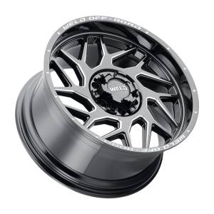 Weld - Weld Off-Road W117 20X10 Fulcrum 6X135 6X139.7 ET-18 BS4.75 Gloss Black MIL 106.1 - W11700098475 - Image 3