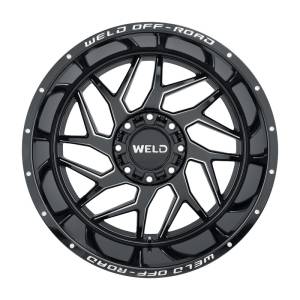 Weld - Weld Off-Road W117 22X10 Fulcrum 5X127 5X139.7 ET-18 BS4.75 Gloss Black MIL 87.1 - W11720057475 - Image 2