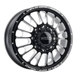 Weld - Weld Off-Road W121 20X8.25 Scorch Front 8X165.1 ET108 BS8.90 Gloss Black MIL 121.6 - W12108280890 - Image 1