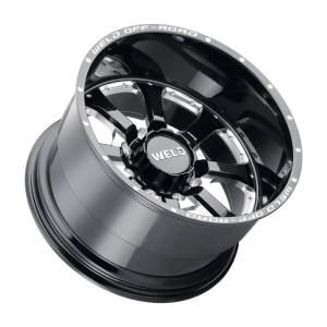 Weld - Weld Off-Road W125 20X10 Granada Eight 8X170 ET-18 BS4.75 Gloss Black MIL 125.1 - W12500017475 - Image 3