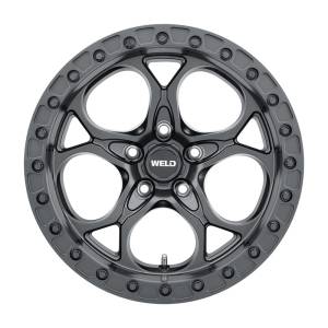 Weld - Weld Off-Road W901 17X10 Ledge Beadlock5 5X127 ET-25 BS4.50 Satin Black / Black Ring 71.5 - W90170075450 - Image 2