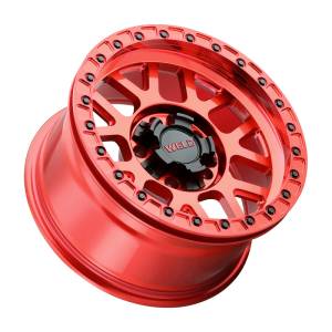 Weld - Weld Off-Road W905 17X10 Cinch Beadlock 5X127 5X139.7 ET-24 BS4.50 Candy Red / Red Ring 87.1 - W90570057450 - Image 3