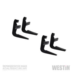 Westin - Westin 1999-2016 Ford F-250/350 Super Cab Running Board Mount Kit - Black - 27-1205 - Image 1