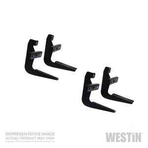 Westin - Westin 1999-2016 Ford F-250/350 Super Cab Running Board Mount Kit - Black - 27-1205 - Image 2