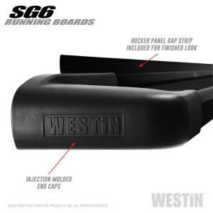 Westin - Westin SG6 Black Aluminum Running Boards 89.50 in - 27-64745 - Image 4