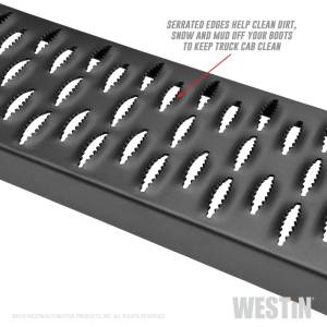 Westin - Westin Grate Steps Running Boards 54 in - Textured Black - 27-74705 - Image 9