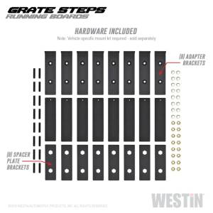 Westin - Westin Grate Steps Running Boards 79 in - Textured Black - 27-74735 - Image 15