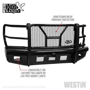 Westin - Westin/HDX Bandit 17-19 Ford F-250 / F-350 Front Bumper - Textured Black - 58-31125 - Image 3