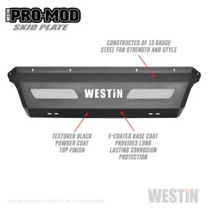 Westin - Westin 11-16 Ford F-250/350/450/550 Pro-Mod Skid Plate - Tex. Blk - 58-71205 - Image 5