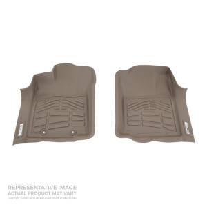 Westin - Westin 1999-2007 Ford Super Duty Reg/Super Cab/Crew Cab Wade Sure-Fit Floor Liners Front - Tan - 72-130021 - Image 1