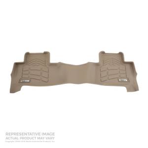 Westin - Westin 1999-2010 Ford Super Duty Crew Cab Wade Sure-Fit Floor Liners 2nd Row - Tan - 72-133014 - Image 1