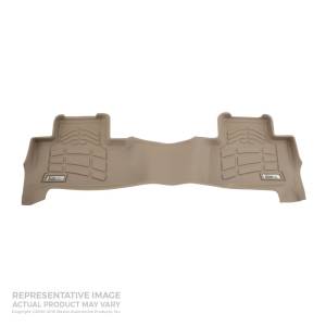 Westin - Westin 1999-2010 Ford Super Duty Crew Cab Wade Sure-Fit Floor Liners 2nd Row - Tan - 72-133014 - Image 2