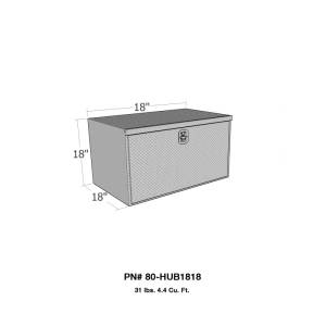 Westin - Westin/Brute HD Under Body 18in x 18in Drop Down Door - Aluminum - 80-HUB1818 - Image 3