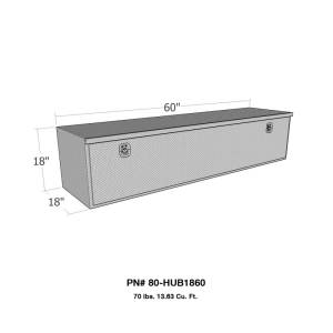 Westin - Westin/Brute HD Under Body 18in x 60in Drop Down Door - Aluminum - 80-HUB1860 - Image 1
