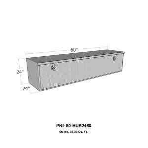 Westin - Westin/Brute HD Under Body 24in x 60in Drop Down Door - Aluminum - 80-HUB2460 - Image 1
