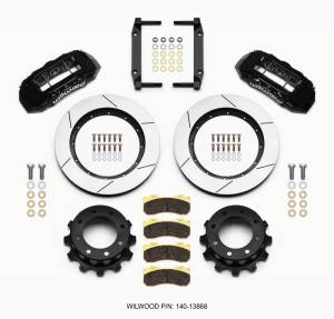 Wilwood - Wilwood TX6R Rear Kit 15.50in Black 2005-2012 Ford F250/F350 4WD - 140-13868 - Image 1