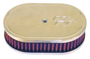 K&N Engineering - K&N Engineering Custom Racing Assembly Oval Red 7in O/S Length - 4.5in O/S Width - 2in Height - 56-1310 - Image 1