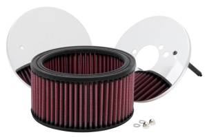K&N Engineering - K&N Engineering Custom Round Racing Assembly Red 5.875in OD x 3.25in Height - 56-1410 - Image 2