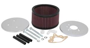 K&N Engineering - K&N Engineering Custom Round Racing Assembly Red 5.875in OD x 3.25in Height - 56-1622 - Image 1