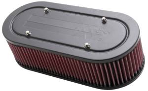 K&N Engineering - K&N Engineering Custom Oval Racing Assembly Red 11.96in Inside Length / 5.22in Inside Width / 3.25in Filter H - 56-1770-2 - Image 1