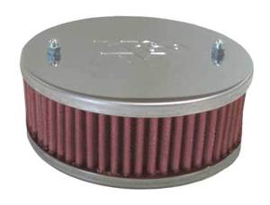 K&N Engineering - K&N Engineering Universal Custom Air Filter - Oval 1.375in Flange / 4.875in ID / 2.25in Overall Height - 56-9093 - Image 1