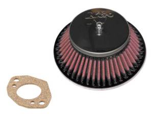 K&N Engineering - K&N Engineering Custom Racing Assembly - Round Tapered - Red 1.375in Neck Flange - 2.25in Over Height - 56-9320 - Image 1