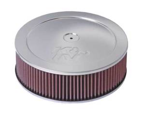 K&N Engineering - K&N Engineering Custom Round Filter 5-1/8in FLG / 11in Dia / 4-3/4in H w/VENT - 60-1180 - Image 1