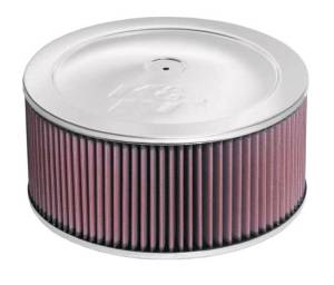 K&N Engineering - K&N Engineering Custom Round Filter 5-1/8in FLG / 11in Dia / 6-1/4in H - 60-1190 - Image 1