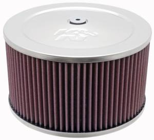K&N Engineering - K&N Engineering Round Air Filter Assembly 5.125 in FLG / 9in OD / 6.375 in H w/ Vent - 60-1365 - Image 1