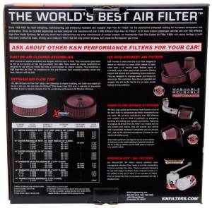 K&N Engineering - K&N Engineering Flow Control Custom Assembly - 2BBL HOL. W/ CHK 14X4 - 61-2000 - Image 6