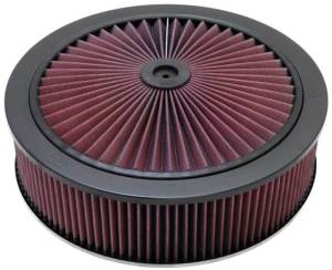 K&N Engineering - K&N Engineering X-Stream Top Filter Black 14 inch OD 5.125 inch Neck Flange 5.875 inch H - 66-3020 - Image 1