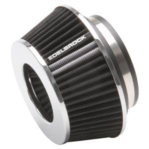 Edelbrock - Edelbrock Air Filter Pro-Flo Series Conical 3 7In Tall Black/Chrome - 43610 - Image 2