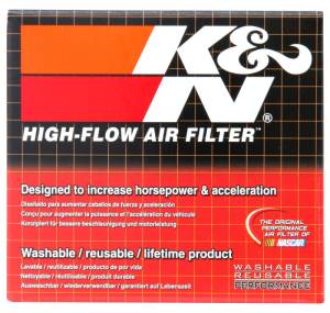 K&N Engineering - K&N Engineering Universal Rubber Filter Round Tapered 1-11/16 Flange 3.5in Base OD x 2in Top OD x 4in H - R-1080 - Image 3