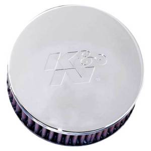 K&N Engineering - K&N Engineering Universal Chrome Filter 2.438in Flange ID x 5.125in OD x 2in H - RC-0850 - Image 1