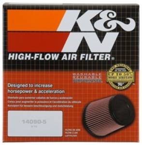 K&N Engineering - K&N Engineering Universal Chrome Filter-Oval Tapered 4in Flg ID x 5.375in Base O/S W x 3.313in Top O/S W - RC-1680 - Image 3