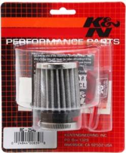 K&N Engineering - K&N Engineering Universal Chrome Filter 1 1/8 inch FLG / 2 1/4 inch Bottom / 2 inch Top / 2.5 inch Height - RC-2540 - Image 4