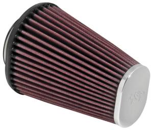 K&N Engineering - K&N Engineering Universal Clamp-On Air Filter 2-7/16in Flange 4-1/2x3-3/4in Base 3x2in Top 6in Height - RC-3680 - Image 1