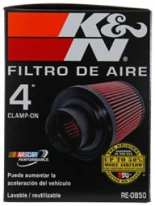 K&N Engineering - K&N Engineering Universal Air Filter (4in. Flange / 6in. Base OD / 4-5/8in. Top OD / 6in. Height) - RE-0850 - Image 3