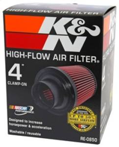 K&N Engineering - K&N Engineering Universal Air Filter (4in. Flange / 6in. Base OD / 4-5/8in. Top OD / 6in. Height) - RE-0850 - Image 9