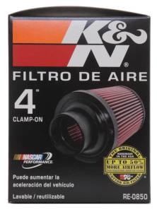 K&N Engineering - K&N Engineering Universal Air Filter (4in. Flange / 6in. Base OD / 4-5/8in. Top OD / 6in. Height) - RE-0850 - Image 13