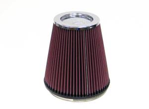 K&N Engineering Round Tapered Universal Air Filter 6 inch Flange 7.5 inch Base 5 inch Top 8 inch Height - RF-1044