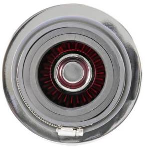 K&N Engineering - K&N Engineering Universal Air Filter Chrome Round Tapered Red - 4in Flange ID x 1.125in Flange Length x 5.5in H - RG-1001RD - Image 13