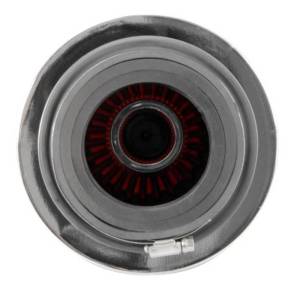 K&N Engineering - K&N Engineering Universal Air Filter Chrome Round Tapered Red - 4in Flange ID x 1.125in Flange Length x 9.5in H - RG-1002RD - Image 3