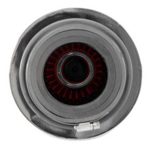 K&N Engineering - K&N Engineering Universal Air Filter Chrome Round Tapered Red - 4in Flange ID x 1.125in Flange Length x 9.5in H - RG-1002RD - Image 11