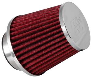 K&N Engineering - K&N Engineering Universal Chrome Filter 2 3/4in FLG / 4 1/2in Bottom / 4 1/2in Height - RG-1003RD-L - Image 1