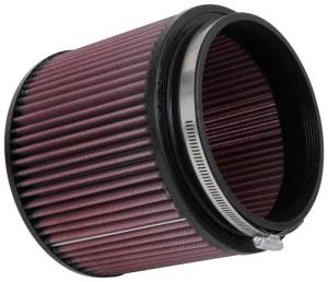 K&N Engineering - K&N Engineering Filter Universal Rubber Filter - Round Straight 3.5in Base OD x 3.5in Top OD x 5in H - RU-0360 - Image 2