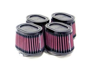 K&N Engineering - K&N Engineering Universal Rubber Filter 2.125in Flange ID/3in x 4in Tapered Oval/2.75in Height (4 Filters) - RU-0984 - Image 2