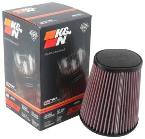 K&N Engineering - K&N Engineering Universal Clamp-On Air Filter 3-1/2in 10 Degree Flange 5-3/4in B 4-1/2in x 3-1/4in T 7in H - RU-1033 - Image 3